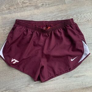 Nike DriFit Womens XL running shorts Virginia Tech Vt Hokies